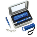 FL27 Curly Flashlight & KM401 Pen Screwdriver Set